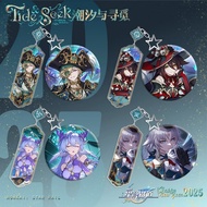 Honkai Star Rail Keychain Tide Badge & Seek HoYoFairy 2025 Robin Aventurine Fugue Feixiao collectibl