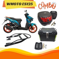 (WMoto ES125) GIVI Monorack V Rack+Top Box BKP 30L/EMS 35L/GS 36L/SOYO 45L Motor Box Accessories