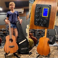 กีต้าร์โปร่งไฟฟ้า enya eb-01eq mini ขนาด 34นิ้ว เล่นได้ทั้ง เด็ก ผู้หญิง ผู้ชาย และผู้ใหญ่ พกง่าย โ