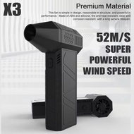 Powerful Air Blower 130000RPM Mini Turbo Jet Fan High Speed Turbo Violent Fan Brushless Motor Handhe