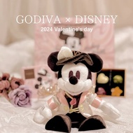Direct from Japan｜Godiva X Disney 2024 VALENTINE Collaboration Chocolate Box Gift Set USJ Mickey &amp; Minnie POOH Tote Bag Pouch Plush Doll Toy Set