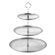 Cake Stand 3 Susun Tray Cake Stainsteel Cake Cupcake Dessert Stand Rack Display