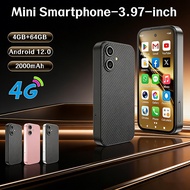 Q333 Mini 4G Smartphone 4GB+64GB Android 12.0 4G Network Google Play Store Palm-sized Mini Backup Ph
