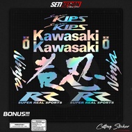 Original Motif Variation Cutting Sticker Ninja Rr 150 Old 2010/2011 Silver - Ninja Rr Old Gen 1 - Ni