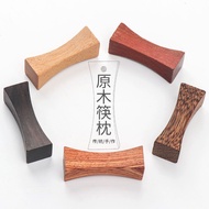 Solid Wood Chopstick Rest Male Chopstick Rest Wenge Wood Red Sandalwood Log Chopstick Rest Chopstick