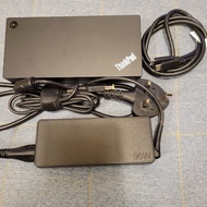 Lenovo ThinkPad USB-C Dock DK1633 usb 3.0筆記型電腦擴充基座連90w火牛