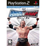 PS2 Game WWE Smackdown VS Raw 2007