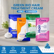 Green Bio Hair Treatment Cream 30ml - Deep Moisturizing & Repairing for Damaged Hair