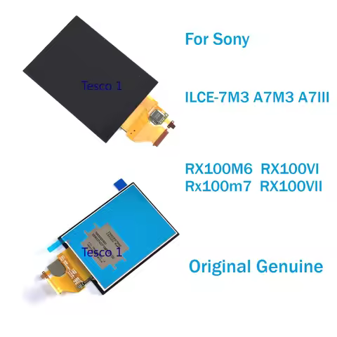 Original LCD for Sony ILCE-7M3 A7M3 A7III Touch Display Screen RX100M6 RX100 VI RX100M7 RX100VII RX1