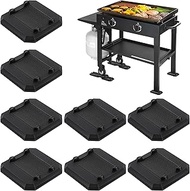 8 Pcs Griddle Leveling Shims Kit Compatible with Blackstone Griddle, Rubber Grill Levelers Outdoor f