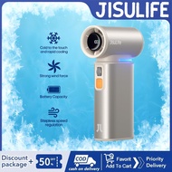 JISULIFE Handheld Fan Ultra1 3 in 1 Portable Turbo Jet Fan 9000 mAh Battery Rechargeable With Air Du