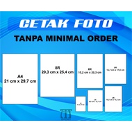 Print Photo Size 2R 3R 4R 5R 6R 8R A4 F4