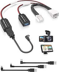 Pixelman GPS Charger Cable Adapter for Garmin(14-pin Type A),Compatible with Select Toyota Tacoma,Le