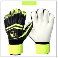 Latex Goalkeeper Gloves with Fingersave Protection Emulsion Soccer Football Goalie Gloves Adults Size 8 9 10