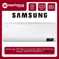 Samsung 1HP Basic S-Inverter Split Type Aircon AR09TYHYEWKNTC/AR09TYHYEWKXTC