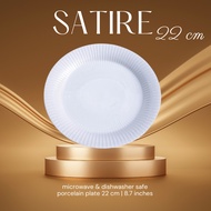 SATIRE Porcelain Plate 21 cm | Ceramic Dinner Plate | Plate PorcelainAESTETIK