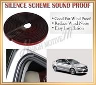 Proton Preve SCHEME SILENCE Rubber Seal Strip B Shape Soundproof 4.3 Meter