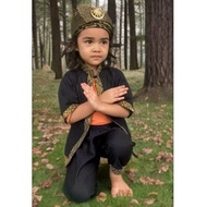 BAJU LAYANG / SILAT KANAK-KANAK HITAM GOLD (PENDEKAR AWANG)