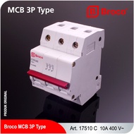 Broco Electrical 17510C MCB 3 PHASE 10A