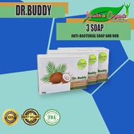 ✠3 Bar of Dr.Buddy Soap | 100g | Coconut Soap | Skin Problem | Iwas Kati-Kati | Anti-Bacterial Soap