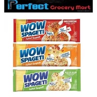 ⚡24hour Delivery⚡ 5in1 Wow Instant Spaghetti Aglio Olio & Creamy Carbonara & Meaty Bolognese 75G