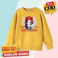 BabyMonster Ahyeon Kids Sweater Boys & Girls Sweater Jacket/ Custom Name BabyMonster Ahyeon