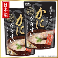 日本低卡越光米蟹肉即食粥 250g  x 2