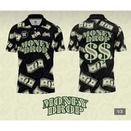 Baju Choii Jersey Money Drop Jersey Choii Baju Tshirt Lelaki Viral Berkolar Baju Raya 2025 Murah Jer