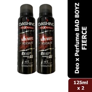 DASHING Deo Perfume Bad Boyz Fierce 125ml x 2 Twin Pack