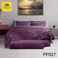 Satin Plus ใหม่ นุ่มมาก ชุดเซ็ท ผ้าปูที่นอน3.5 ฟุต (3 ชิ้น) + ผ้านวม 60"x80" พิมพ์ลาย New Collection