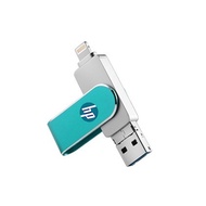 Flashdisk USB3.0 HP Flash drive memori 3-in-1  Flashdisk Kecepatan Tinggi Driver Flash Logam OTG 256