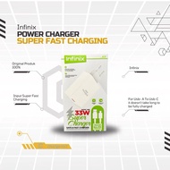 Original Infinix 33W Charger with Usb Type C Fast Charging Cable Original Infinix 33 Watt Charger/