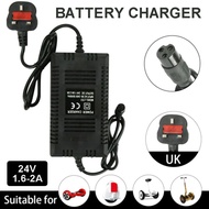 Mobility Scooter Battery Charger 24V 1.6 - 2 Amp For Razor E300 E90 E100 E125