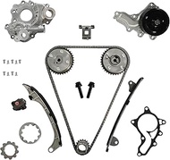Engine Timing Chain Kit & Oil/Water Pump Fit For Toyota Camry Rav4 Highlander Scion tC VENZA Avalon 