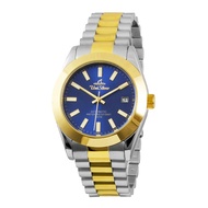 UniSilver TIME Men's Silver / Gold / Metalic Blue Analog Stainless steel Automatic watch KW1354-1313
