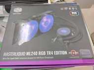 (缺風扇/配件)二手Cooler Master MasterLiquid ML240 RGB 水冷散熱器(TR4專用)