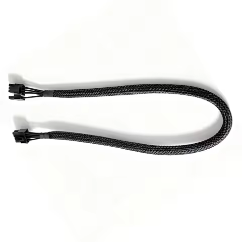 PCIe 8Pin 6+2Pin Sleeved Net 18AWG 60cm, GPU Power Cable for Corsair AX760i, AX860i, AX1200i, AX1500