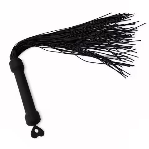 High Quality Pu Leather Pimp Whip Racing Riding Crop Party Flogger Hand Cuffs Queen Black Horse Ridi
