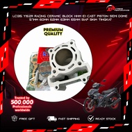 LC135 Y15ZR Racing Ceramic Block Hhm E1 Cast Piston Semi Dome 57MM 60MM 62MM 63MM 65MM Siap Skim Tin