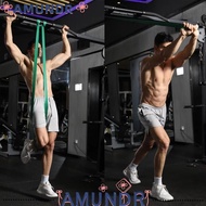 AMUNDR Yoga Tension Band, TPE 5-85 lbs Fitness Elastic Band,  Elastic Resistance Bands Strength Trai