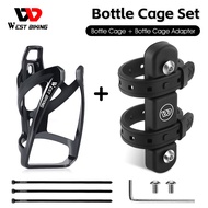 WEST BIKING Bike Bottle Cage Set 2PCS Bike Bottle Cage Bike Bottle Cage Adapter Water Bottle Holder Bike Bottle Holder Mount