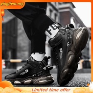 【 Ready Stock 36-46】Fashionable all-match men's high elastic sole sneakers LeBron James basketball s