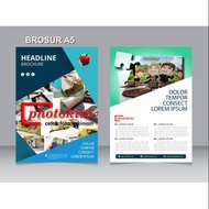 Print individual brochures/flayers (min order 30 pcs)