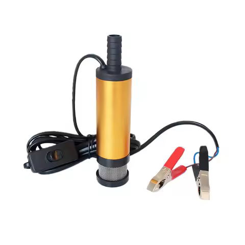 12V 24V DC Electric Submersible Pump For Pumping Diesel Oil Water Aluminum Alloy Shell 12L/min Fuel 