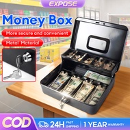 Portable Cash Box With Lock Money Drawer Fireproof Money Organizer Cash Box Money Cash Register