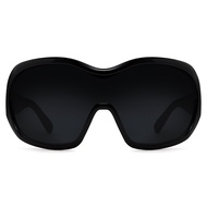 Oversized Trendy Wrap Around Sunglasses for Women Men - Cool Concert shades 2000s Retro Round Big Sh