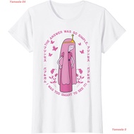 🧸 ราคาไม่แพง 🧸 2024Newผ้าฝ้ายคอกลมเสื้อยืดลำลอง Unisex Adventure Time Princess Bubblegum The Answer Was Simple T-Shirt Sports T-shirtfrom S-4X