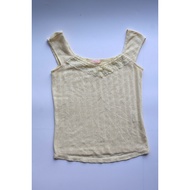 Soft coquette lace top