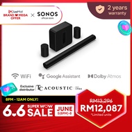 5.1.2 Sonos Arc Soundbar with Era 100 Pair and Sub - Wireless Home Theater System For TV