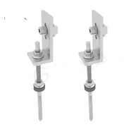 อุปกรณ์ยึดราง SOLAR CELL สำหรับยึดหลังคากระเบื้องลอนคู่ L-feet Hanger bolt